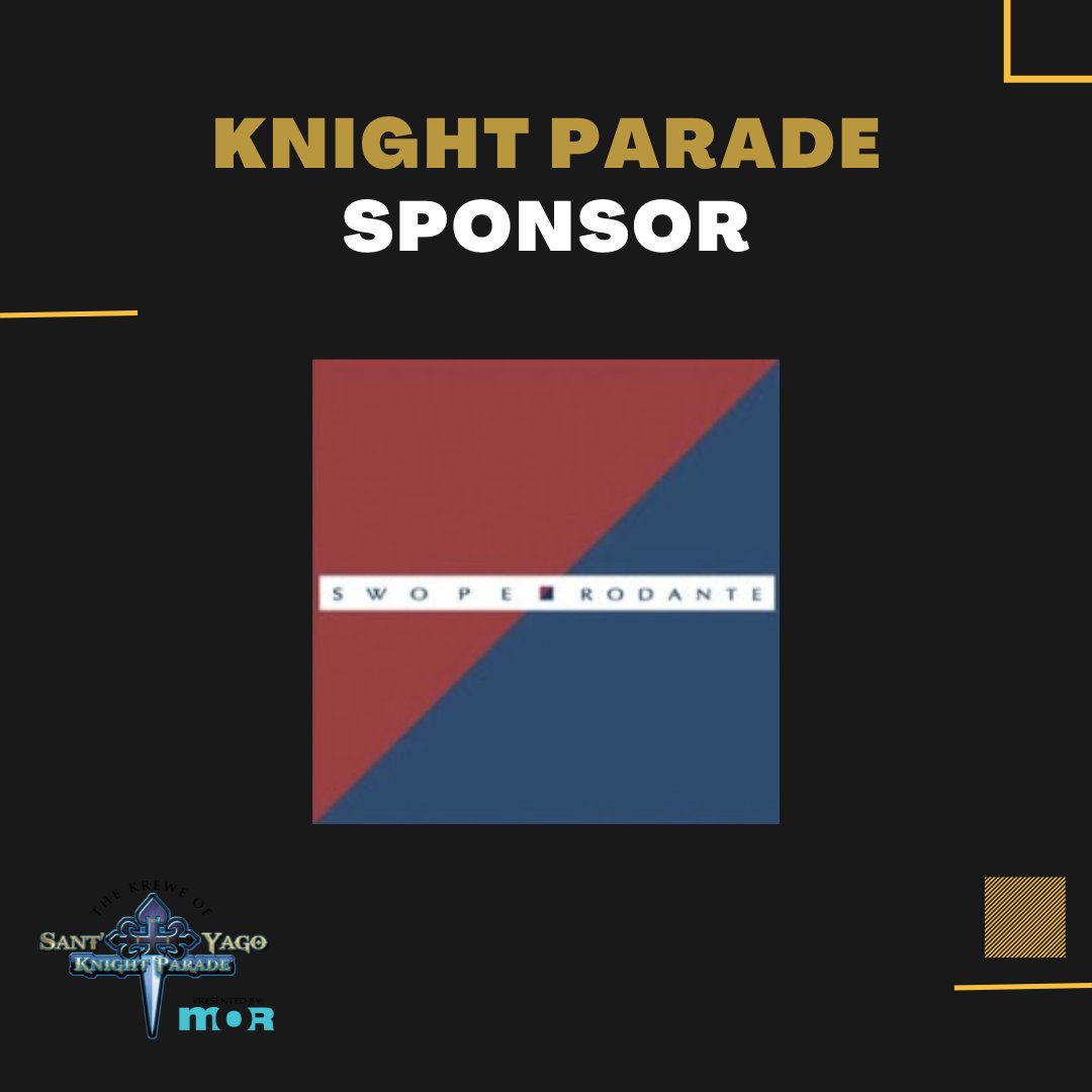 KSYKnightParade's tweet photo. BIG thanks to our sponsors, Stepp's Towing and Heavy Transport, Buccaneer Beads, Pin Chasers and Swope, Rodante P.A.! Without these companies, The Knight Parade wouldn't be the same! https://t.co/8ZjsiHdIbr