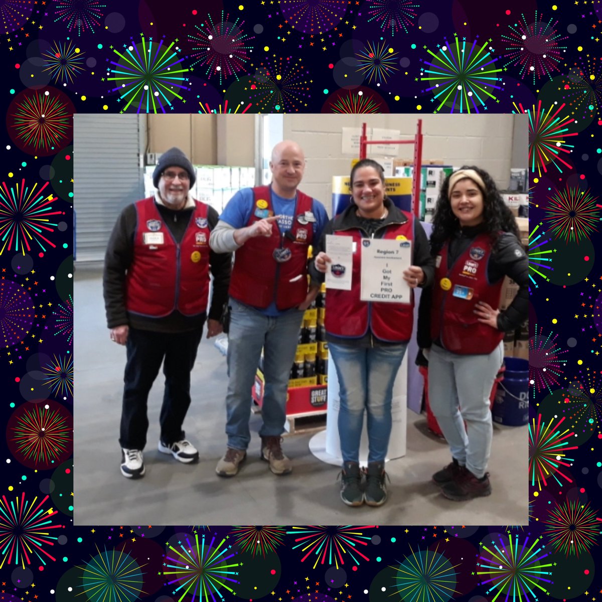 Shout out to Wanda, our pro cashier. In her two week late here she got in her 7th pro app, officially making our Pro Credit for the entire year!! Way to Wanda and all of the Pro team! #Lowes1127 #bethechange #LancasterProud <a href="/BarbTaylor06/">Barb</a> <a href="/JHoffmann2207/">Joe Hoffmann</a> <a href="/DamonBennettR7/">DBennett</a>