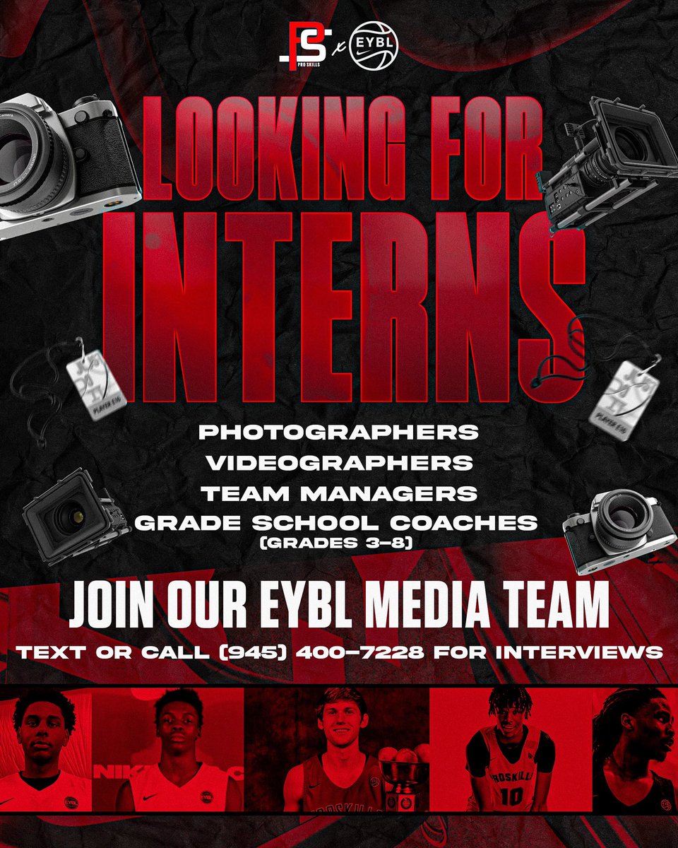 Lights, Camera, Action !! The time is near and we are conducting interviews for media interns. If you would like an opportunity to be a part of one of the TOP programs in the country and utilize one of the strongest platforms in the sports world to bolster your resume contact us.