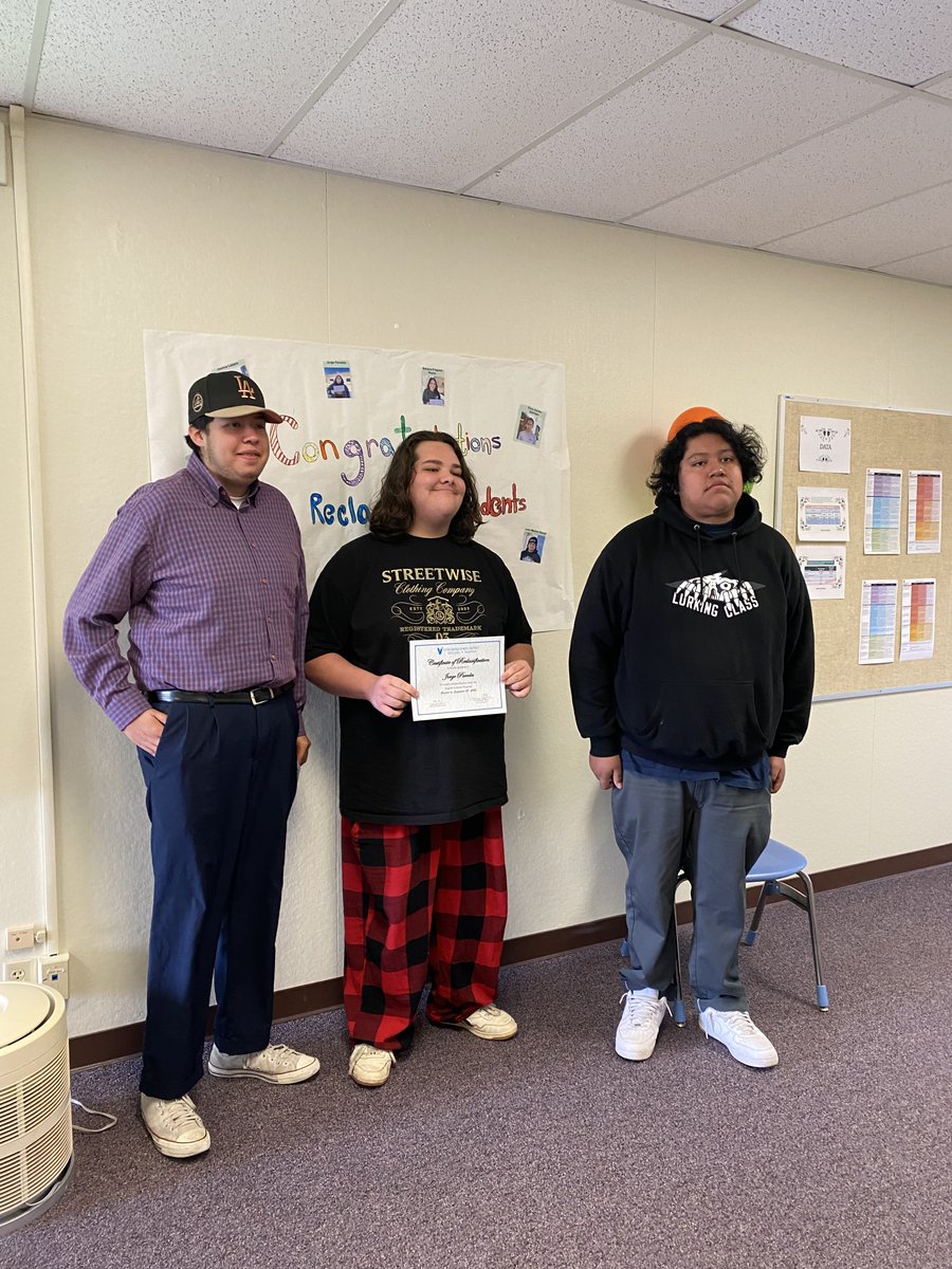 Congratulations to our students who reclassified out of the ELD program! We are proud of your accomplishment!