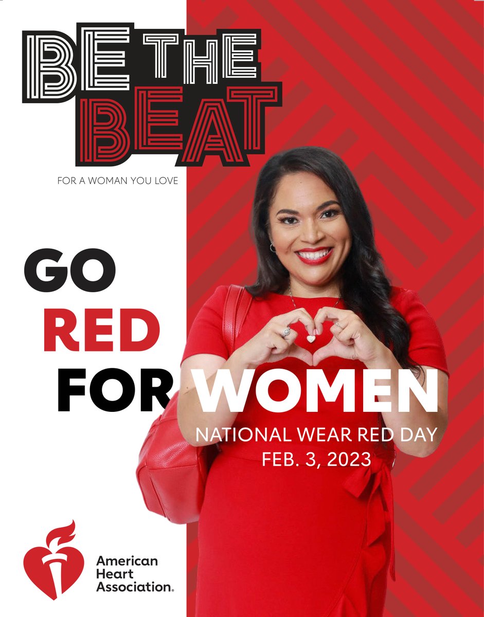 Wearing red for the women we love!
#WearRed #AmericanHeartAssociation #SAWoman #WomenWeLove