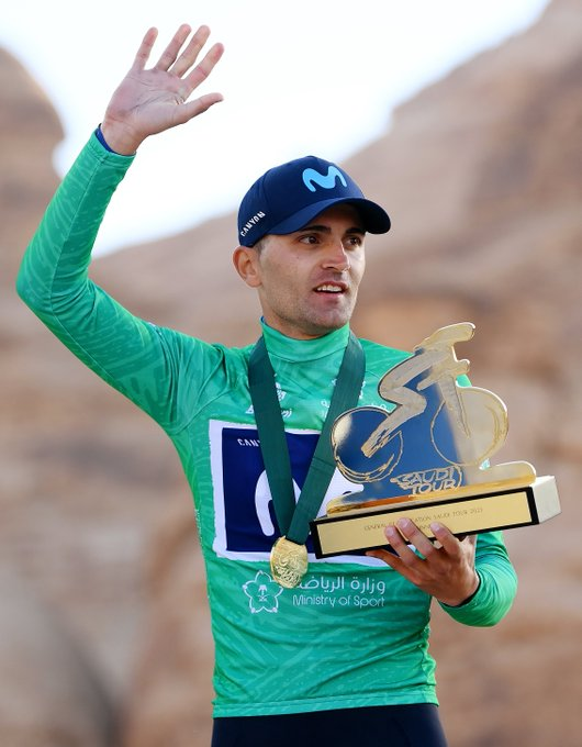 5 etaptan oluşan ve 3. kez düzenlenen Saudi Tour'un 2023 edisyonu bugün sona erdi. Genel klasmanda şampiyonluğa ulaşan isim Movistar'ın Portekizli sporcusu Ruben Guerreiro oldu. #SaudiTour