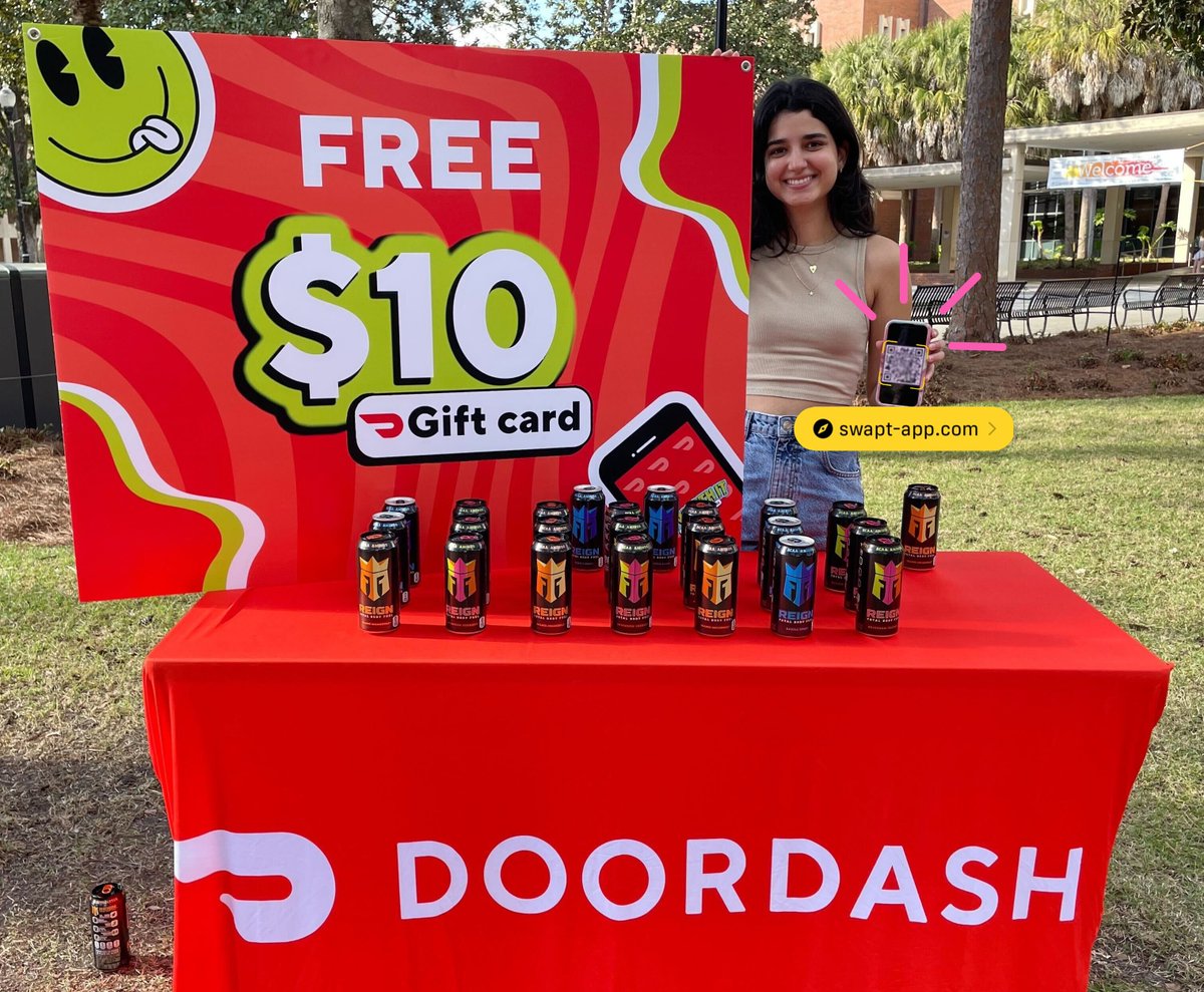 andrewswapt's tweet photo. Swapt is LIVE with DoorDash! We’re excited to see this use case keep growing and continue supporting. https://t.co/JVLSgpAndf