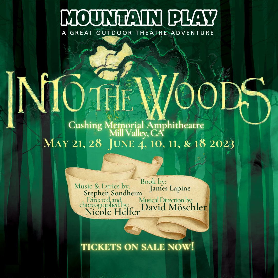 Early Bird Tickets AVAILABLE NOW! Save $5 on each GENERAL ADMISSION Adult and Senior ticket  to INTO THE WOODS when you purchase before April 1! 
Purchase Here:  loom.ly/k34vs1w
