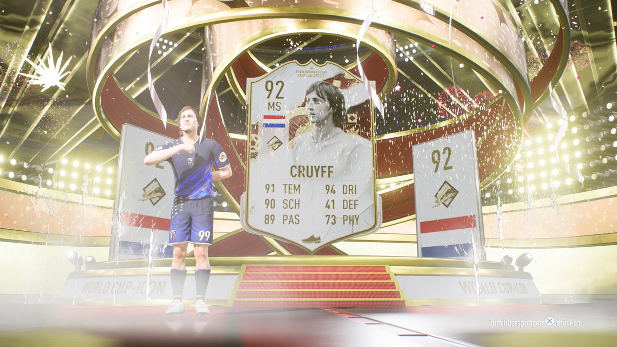 Zum Abschluss des Team of the Year gab es nochmal eine schöne Belohnung für den ewigen Grind!

TOTY Nr. 5 😍

... in meinen 3x Icon Packs hatte ich Cruyff, Petit und Hernandez in der World Cup Version 🏆

Danke an alle die in den letzten 5 Tagen dabei waren!
Bin fix und fertig.