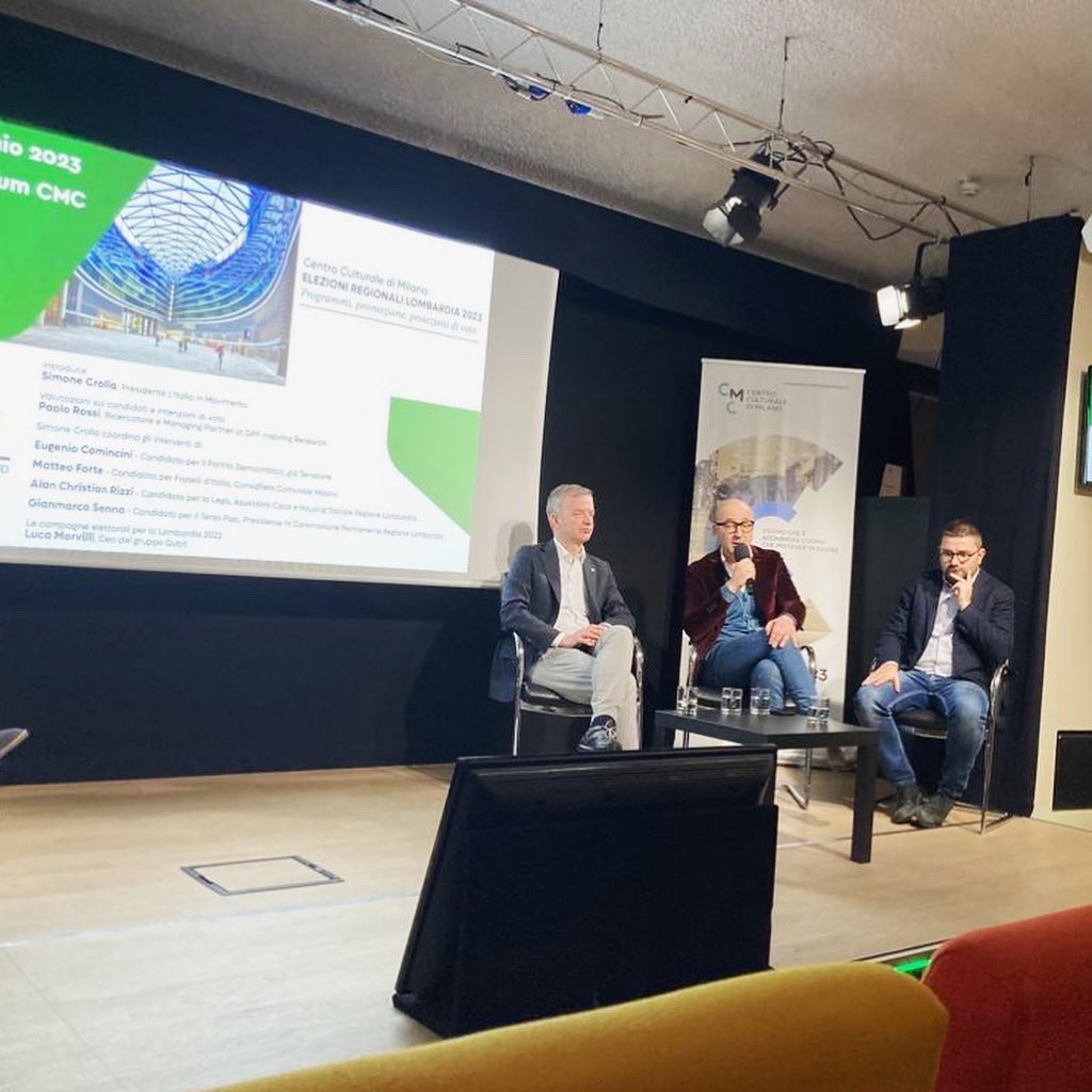 Questa sera all’Auditorium CMC per parlare di futuro, programmi elettorali e novità. 

Un ottimo momento di #confronto! 

#LombardiaInAzione 
#ScriviSenna 
#VivaLaLombardia