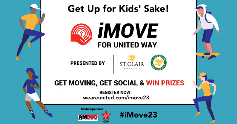 Get up, get moving, and challenge yourself and others to move. Whether you run, walk your dog, do yoga moves or dance in your living room we want you go get moving and raise needed funds for local kids in our community. Sign Up Today: bit.ly/3lbOmFK
#iMove23