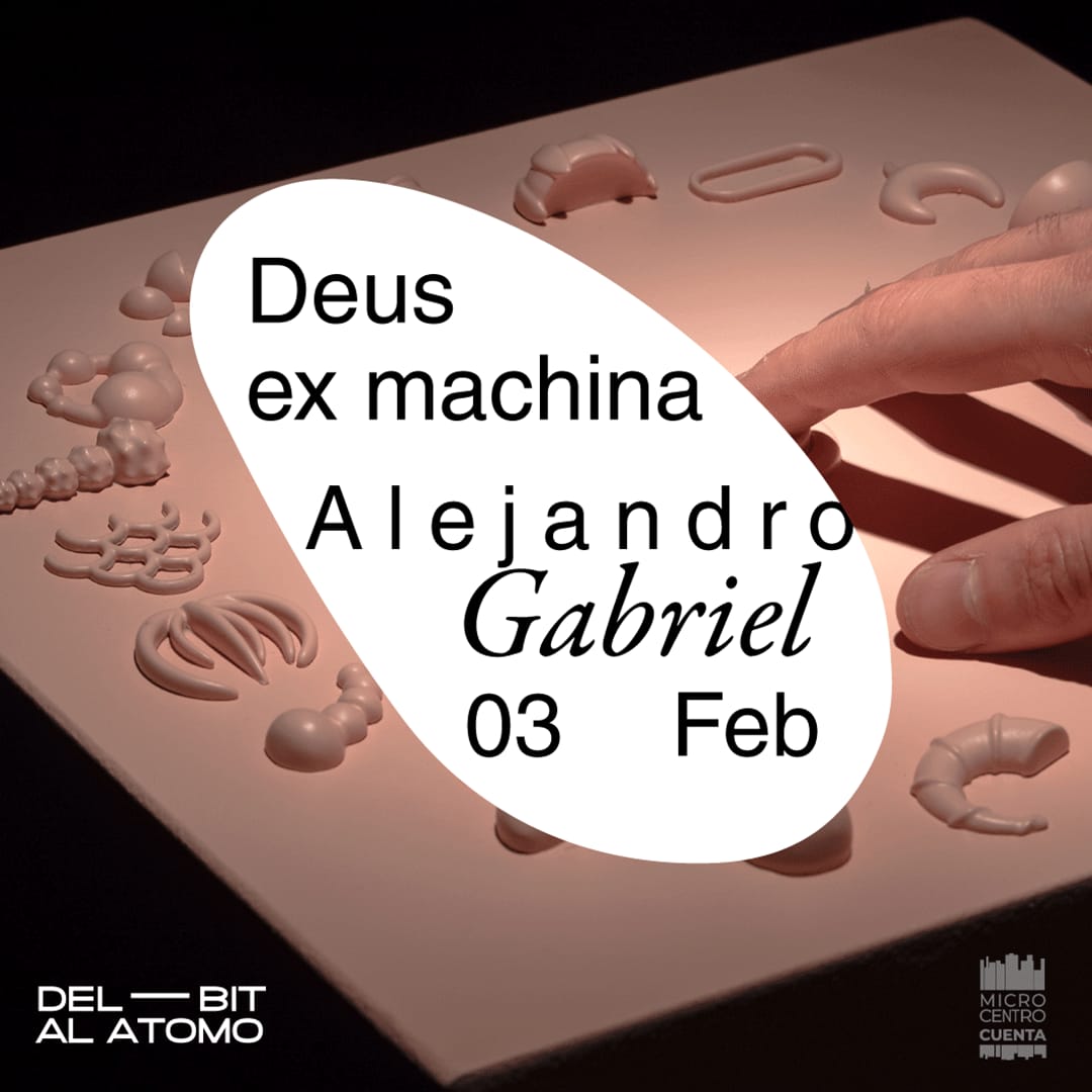 camar3de's tweet photo. Nuestros socios de DEL BIT AL ÁTOMO
Invitan a la muestra de arte con #impresion3d
DEUS EX MACHINA de Alejandro Gabriel https://t.co/Om0P2oXRE7 https://t.co/YdQRZxINpi