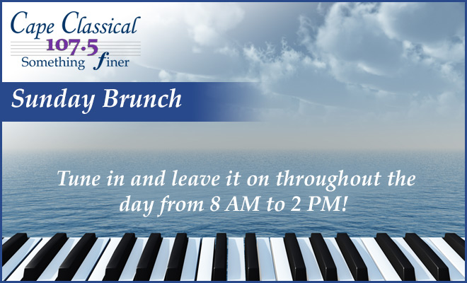 WFCCFM's tweet photo. Enjoy these classical masterpieces! 

On Sundays, from 8:00 AM to 2:00 PM, tune in and leave it on throughout the day for our Sunday Brunch featuring 
https://t.co/SSXlf9ONAl https://t.co/gO0aJvzdFz