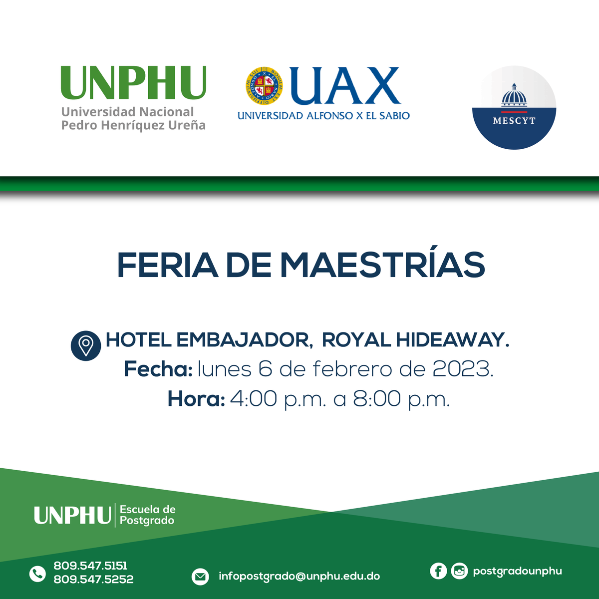 Escuela de Postgrado UNPHU tweet media