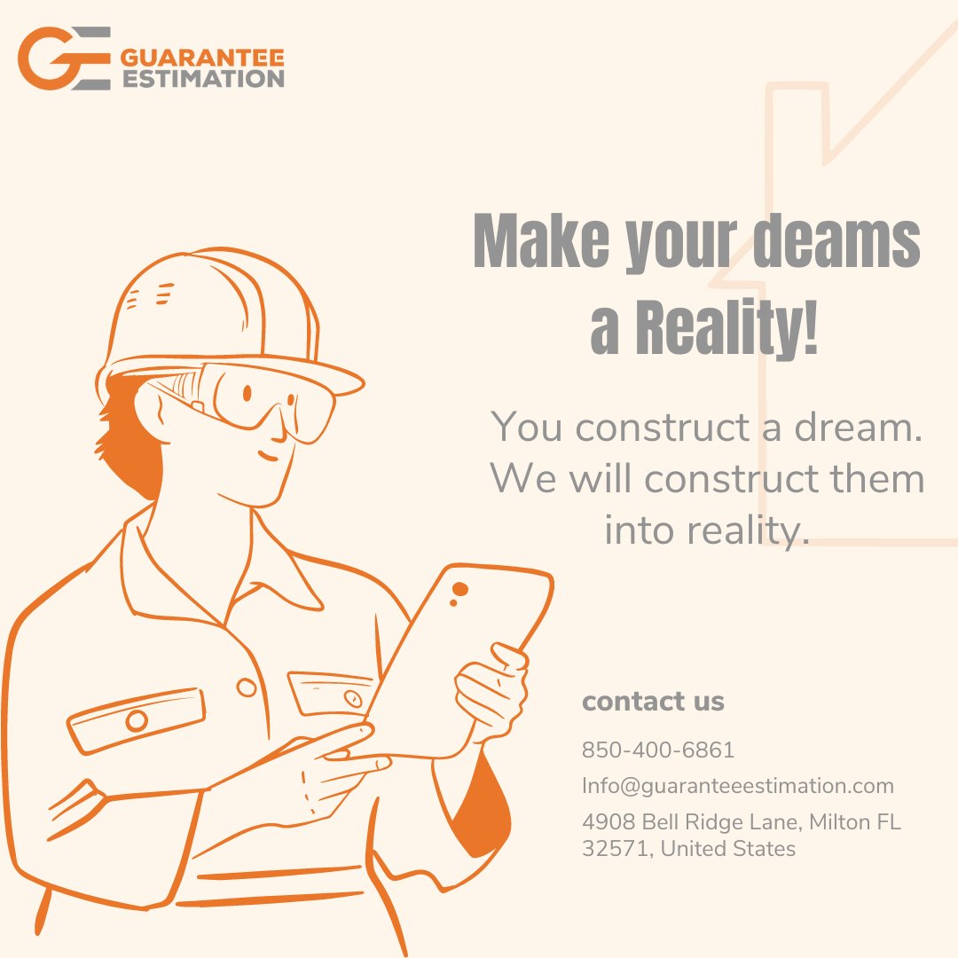 GeEstimation's tweet image. 𝐌𝐚𝐤𝐞 𝐲𝐨𝐮𝐫 𝐝𝐫𝐞𝐚𝐦𝐬 𝐚 𝐑𝐞𝐚𝐥𝐢𝐭𝐲!

𝐘𝐨𝐮 𝐜𝐨𝐧𝐬𝐭𝐫𝐮𝐜𝐭 𝐚 𝐝𝐫𝐞𝐚𝐦.
𝐖𝐞 𝐰𝐢𝐥𝐥 𝐜𝐨𝐧𝐬𝐭𝐫𝐮𝐜𝐭 𝐭𝐡𝐞𝐦 𝐢𝐧𝐭𝐨 𝐫𝐞𝐚𝐥𝐢𝐭𝐲.

#ᴄɪᴠɪʟᴇꜱᴛɪᴍᴀᴛɪɴɢꜱᴇʀᴠɪᴄᴇꜱ #ᴄɪᴠɪʟᴄᴏꜱᴛᴇꜱᴛɪᴍᴀᴛᴇꜱ #ᴄɪᴠɪʟᴇꜱᴛɪᴍᴀᴛɪɴɢ