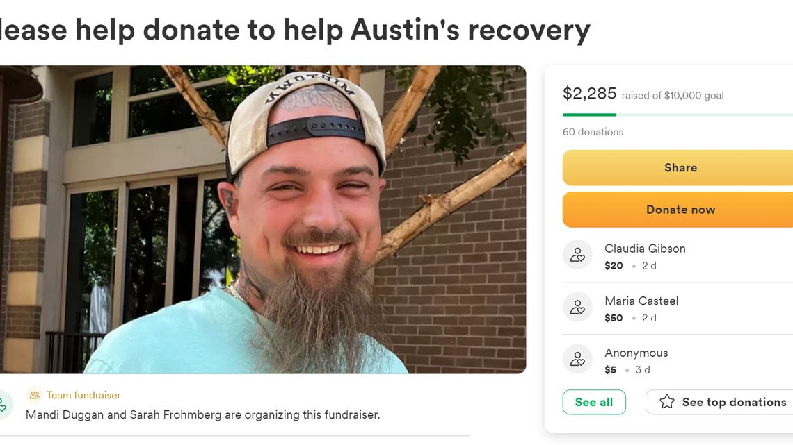KCStar's tweet image. “Anyone who knows Austin understands the massive impact he has had on his friends, family, and the Plaza community,” the fundraiser reads. kansascity.com/news/local/art…