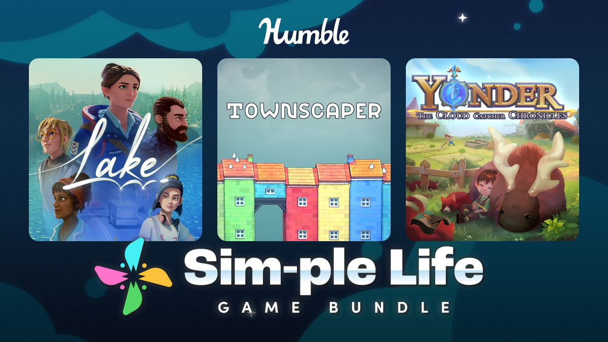 Grow, gather, explore, and enjoy a sim-pler life with our cozy new game bundle.

☁️ Yonder: The Cloud-Catcher Chronicles
🏡 Townscaper
🌲 Lake
➕ lots more!

Pay what you want &amp; support @JDRF on their mission to improve the lives of people living with T1D.
ow.ly/iT9S50MIYKg