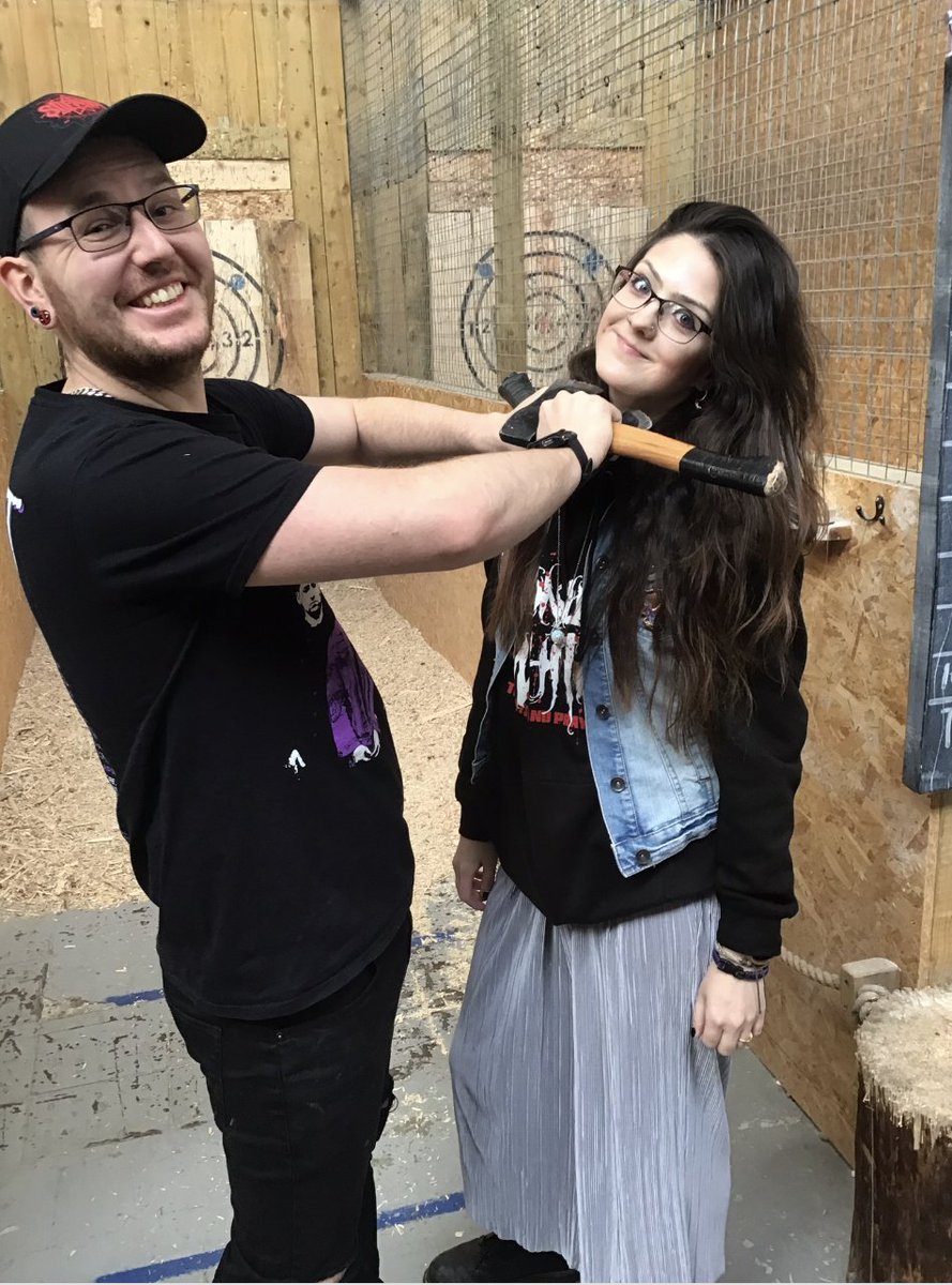 timber_jacks's tweet image. It&apos;s great teaching new throwers how to land an axe💪😎 #NewSkill #LoveIt #ActivityIdea #Family #Friends #AxeThrowing