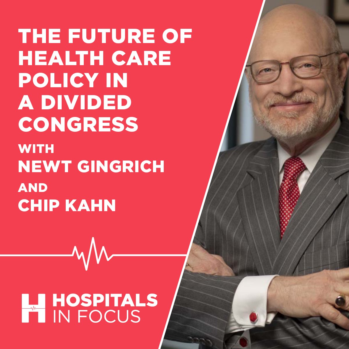 Have you had a chance to listen to our latest #HospitalsinFocus podcast episode with @NewtGingrich? A thoughtful & timely episode outlining what is at stake for health care policy in new Congress with observations from a living legend!