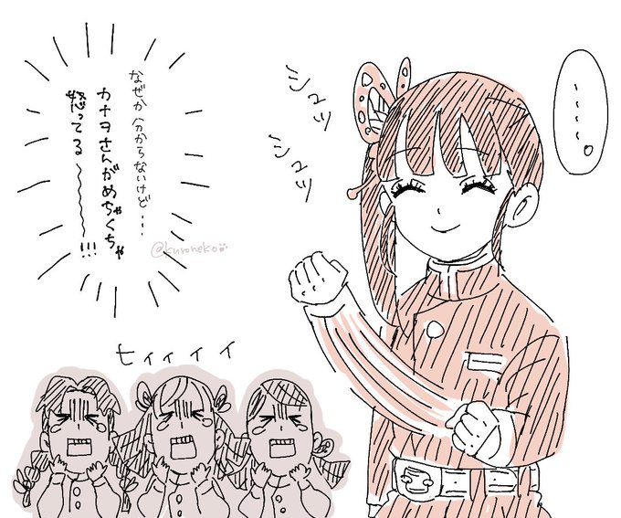 鼻血ブーした炭治郎の話を聞いたヲちゃん

※トレス
※炭カナ要素有り
※映画(刀鍛冶の里編1話目)ネタ 
