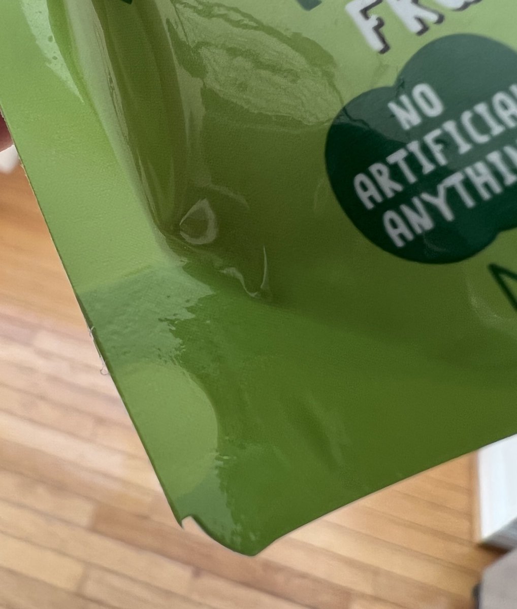 twocrunch's tweet photo. @GoGosqueeZ Hi, FYI I think the edges of the product should be cut to give a softer, more rounded edge. https://t.co/bjIn7JxWzr