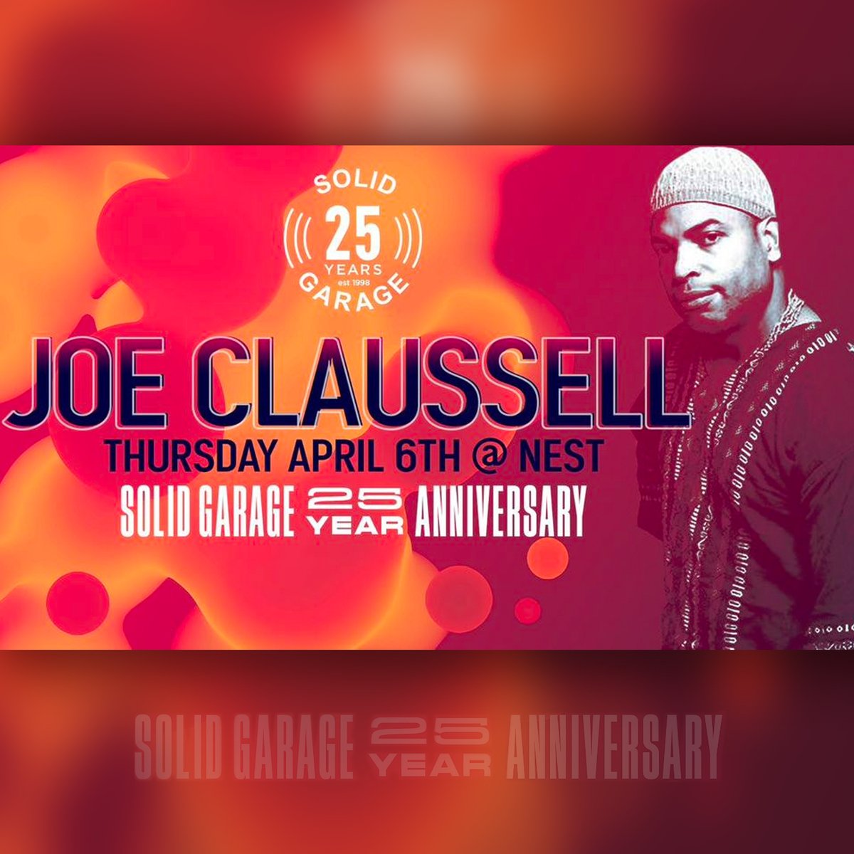365torontoCom's tweet photo. Solid Garage 25 Year Party w/ @joeclaussell (NYC) arrives Thursday April 6th at @NestToronto  Brought to you by @UnitedSoul .

Advance tix now on sale: https://t.co/mtlCQnSAF7... #housemusic #torontonightlife #collegestreettoronto https://t.co/fRWCnurdyF