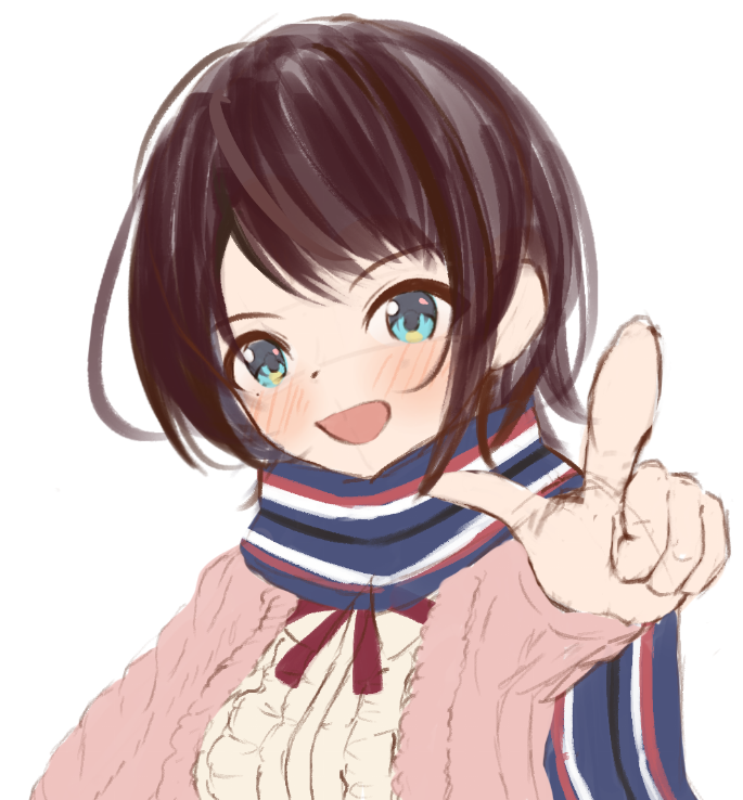 大空スバル 「スバルちゃんラフ 」|けースヶのイラスト