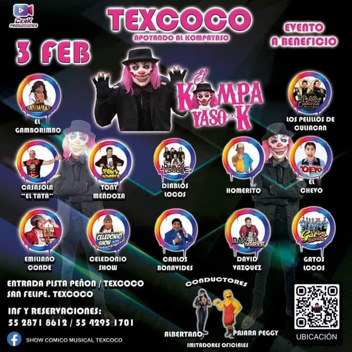 Es hoy! Es hoy! #texcoco #comedia #kompayaso #gamborimbo #show