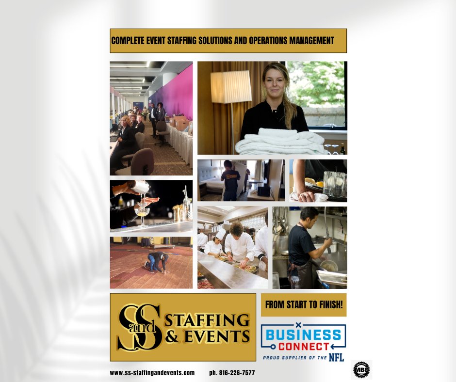 S AND S STAFFING AND &amp; EVENTS IS PLEASED to ANNOUNCE WE HAVE BEEN DESIGNATED AS AN APPROVED VENDOR OF THE 2023 NFL DRAFT BUSINESS CONNECT PROGRAM.