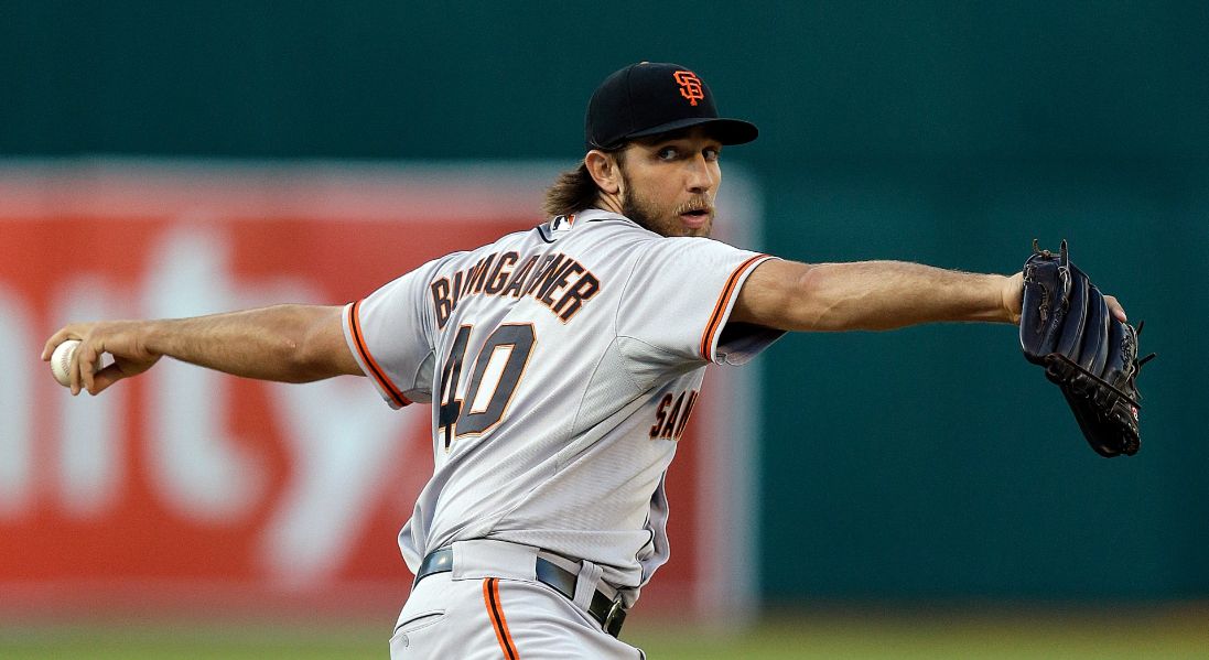 Madison Bumgarner's 2014 postseason:
10/1:  9 IP, 0 ER
10/6:  7 IP, 2 ER
10/11:  7.2 IP, 0 ER
10/16:  8 IP, 3 ER
10/21:  7 IP, 1 ER
10/26:  9 IP, 0 ER
10/29:  5 IP, 0 ER

Most postseason innings by one guy in one year ever.
And a 1.03 ERA doing it.

Just totally insane.