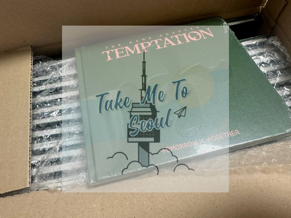 TakeMeToSeoul23's tweet photo. #TMTSProofs
140 pcs TXT SEALED TEMPTATION PROOF TO BE DELIVERED IN MY KR ADD https://t.co/r8EdJ1gpaM