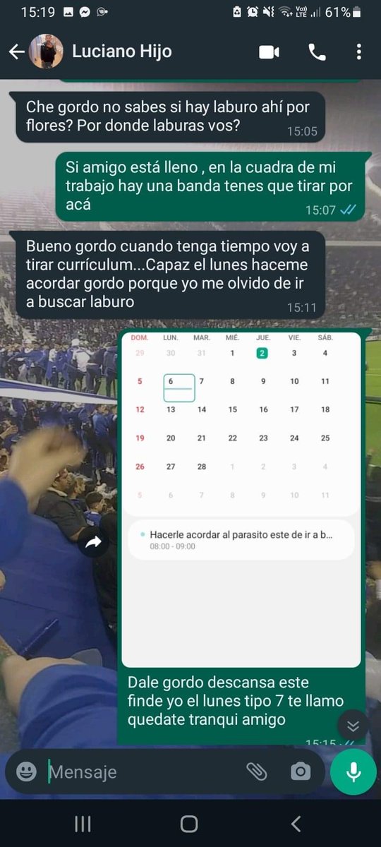 De los creadores de "si saben de algun trabajito me avisan" 

Llega "haceme acordar que me olvido de ir a buscar"