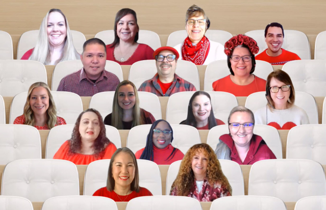 SutterJobs's tweet photo. What's your heart-healthy habit? The Sutter Health Talent Acquisition team is rocking red in support of National Wear Red Day. Join us in raising awareness for heart health and committing to heart-healthy habits. #GoRed #HeartMonth #HealthyHabits #sutterstrong #TeamSutter https://t.co/faaBQSfaep