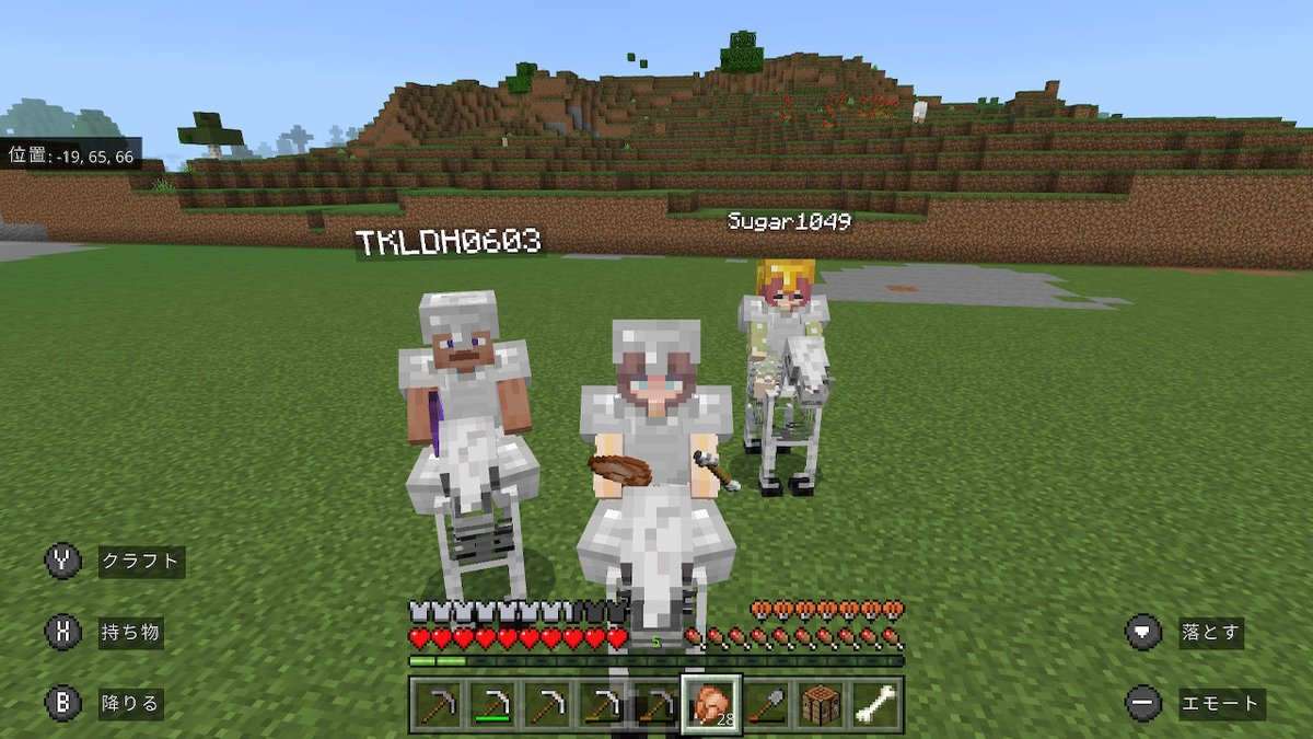 Railnote_'s tweet photo. 骨馬 #Minecraft #マイクラ #マインクラフト #NintendoSwitch https://t.co/fWqRAczGLL