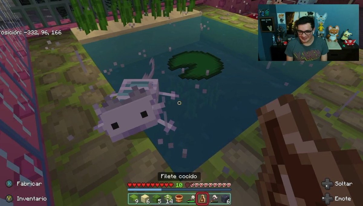 JossMask's tweet photo. ¡Tenemos un #Ajolote!
¿Qué nombre le ponemos? ✨🎮
#Minecraft #Xbox #stream https://t.co/wvgJvYFsyb