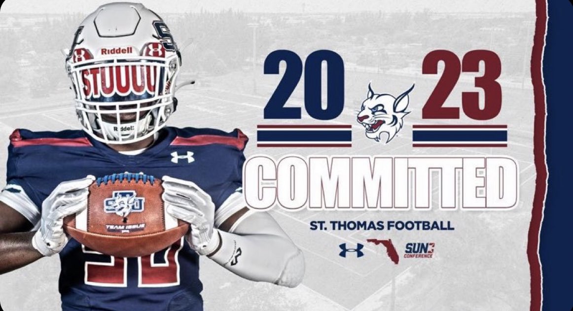 Dj Dunbar (@dj_dunbar22) on Twitter photo After much consideration I am excited to announce I have committed to St. Thomas University! <a href="/Cen10_Football/">Centennial Football</a> <a href="/lbcoach99/">Aaron Gluff</a> <a href="/CoachGornitzky/">𝕯𝖆𝖛𝖎𝖉 𝕲𝖔𝖗𝖓𝖎𝖙𝖟𝖐𝖞</a> <a href="/Coach_T4/">Jacob Turay</a> <a href="/CoachAlexGray/">Alex Gray</a> After much consideration I am excited to announce I have committed to St. Thomas University! <a href="/Cen10_Football/">Centennial Football</a> <a href="/lbcoach99/">Aaron Gluff</a> <a href="/CoachGornitzky/">𝕯𝖆𝖛𝖎𝖉 𝕲𝖔𝖗𝖓𝖎𝖙𝖟𝖐𝖞</a> <a href="/Coach_T4/">Jacob Turay</a> <a href="/CoachAlexGray/">Alex Gray</a>