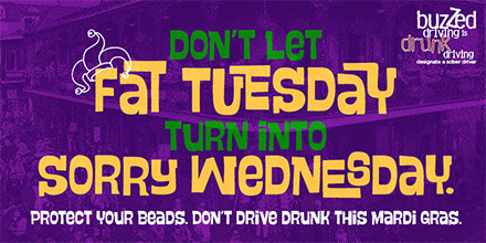 KUJBS's tweet image. Let the good times roll! But please don’t drive if you are drinking tonight. Call #KUSafeRide instead: 785-864-SAFE. #BuzzedDriving is #DrunkDriving. #MardiGras