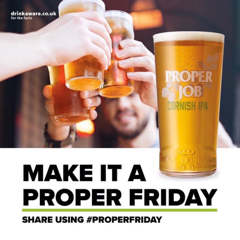 seanpaull's tweet photo. #properfriday @StAustellBrew 👍🍻 https://t.co/zPew9LtCwL