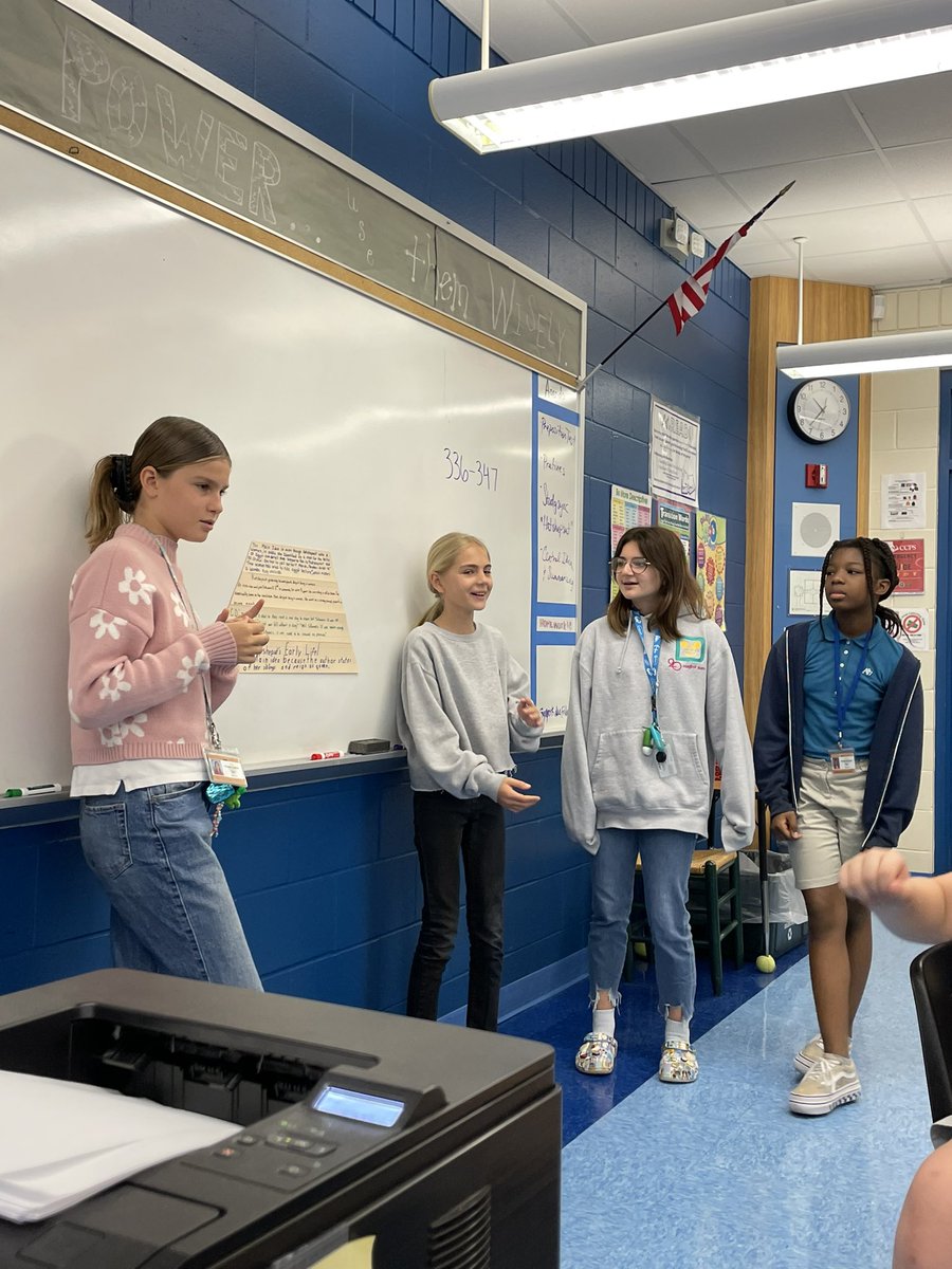 MrsgTravis's tweet photo. Students in 6th Grade ELA @GulfviewMiddle analyzed “Hatshepsut” by layering ‘bricks’ with concrete details, facts, and quotations to create ‘pyramids’ in order to analyze the central idea of the text! I love the creativity and engagement 6th Grade ELA! https://t.co/uSpduioVBn