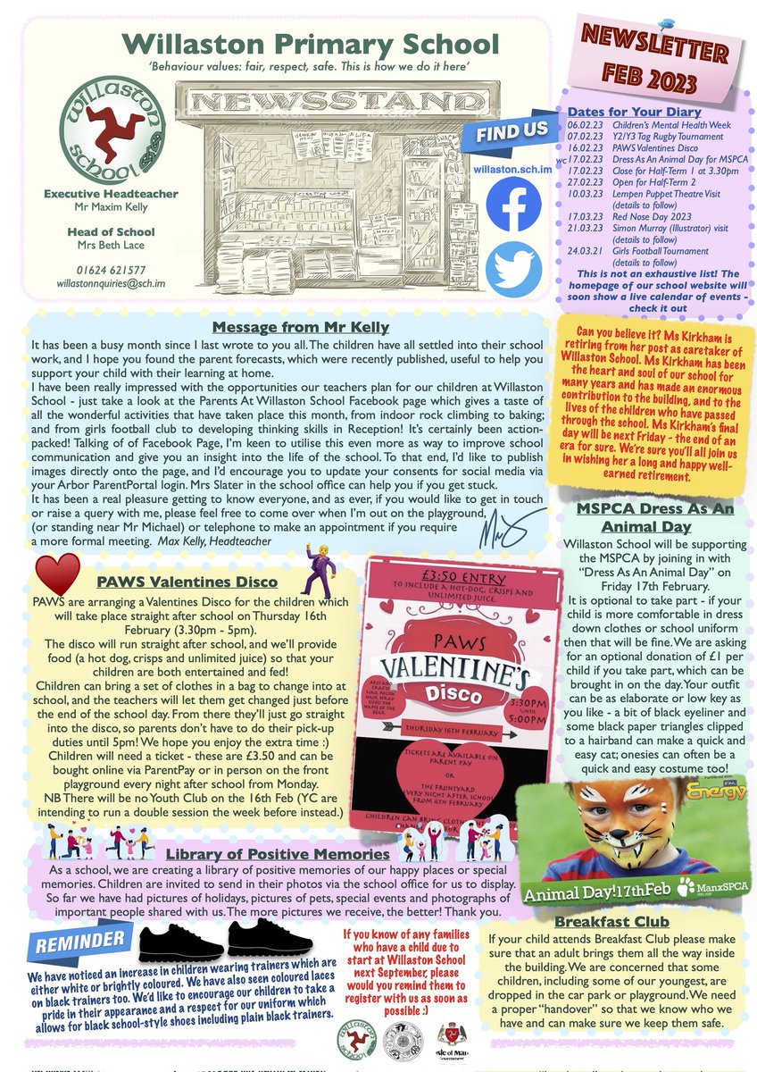 maximjkelly's tweet photo. It's a #NewsletterFriday at @LaxeySchool @WillastonSchool and @DhoonSchool 🇮🇲🤩⬇️ https://t.co/QnWczjuNVa