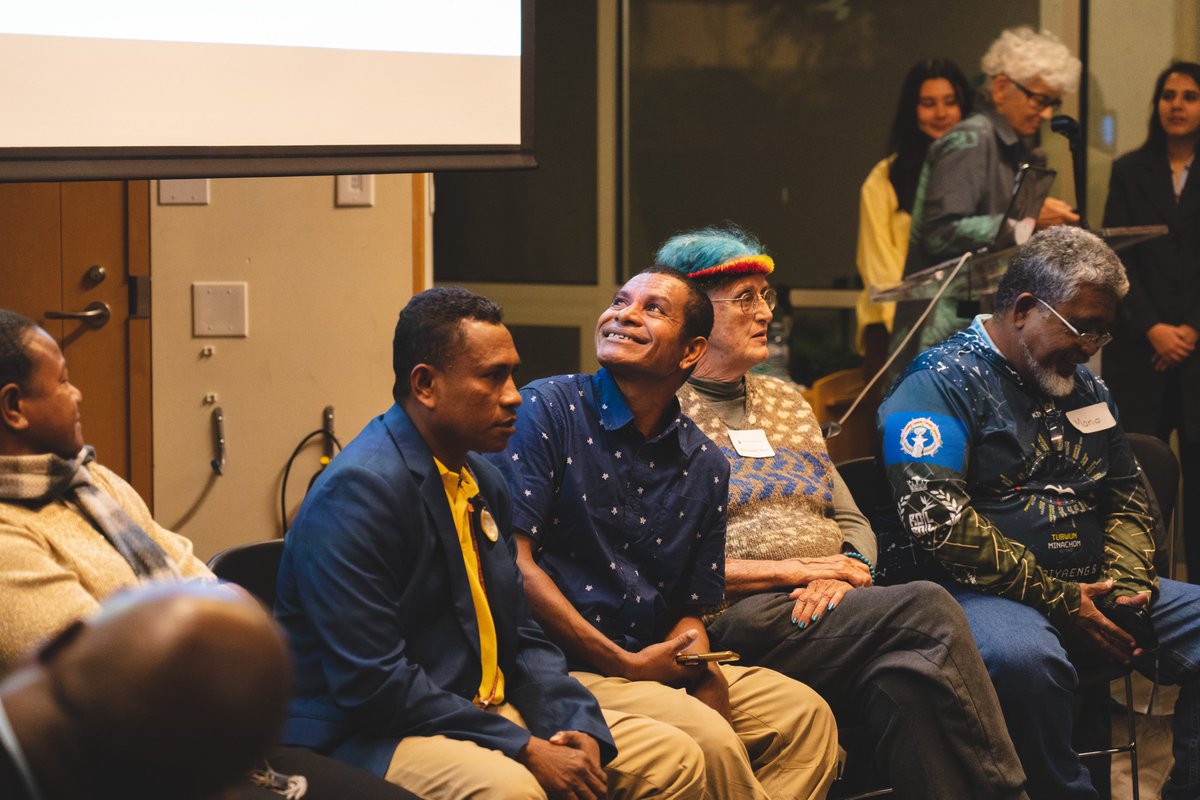 Last night we were honoured to host guests from Micronesia, Papua New Guinea, Fiji &amp; the Solomon Islands who spoke passionately about traditional sustainable systems of seafaring navigation and vessel construction, maritime culture, and the urgency of addressing climate change