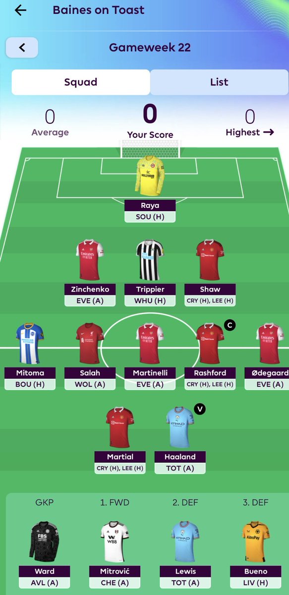 FPLKieran's tweet photo. GW22 LOCKED IN 🔒
 
Zinchenko in, Cancelo out

Rashford👑

Did not expect to be transferring Cancelo out... 

Good luck all! https://t.co/uMYYAqpCZA