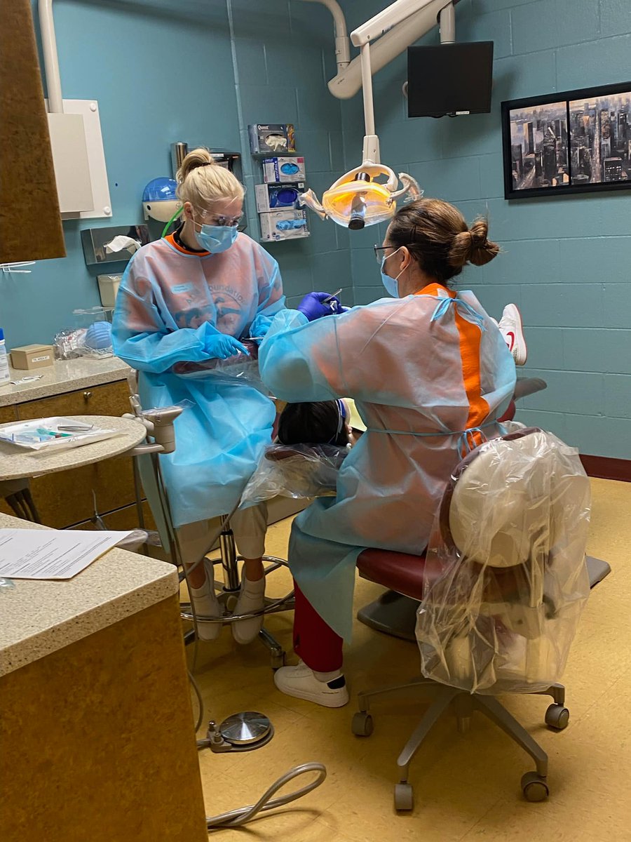 OhioDentalAssoc's tweet photo. Dental care being provided at @ChoffinCTC for Give Kids A Smile. 🦷🪥✨ #GKAS https://t.co/bZsTBe1UjL