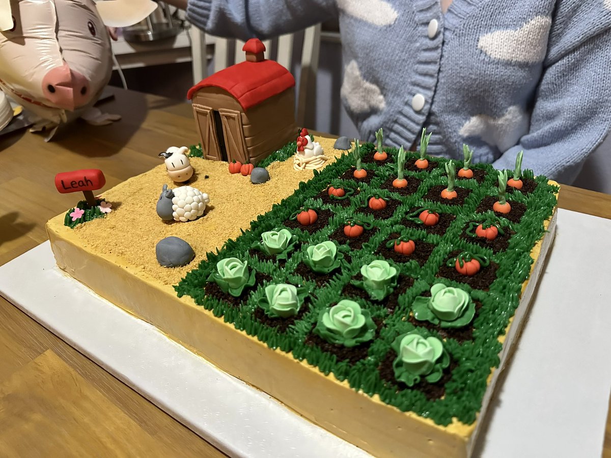 leahbucket's tweet photo. My @storyofseasons birthday cake this year 🥰 https://t.co/KpIpRgATnM