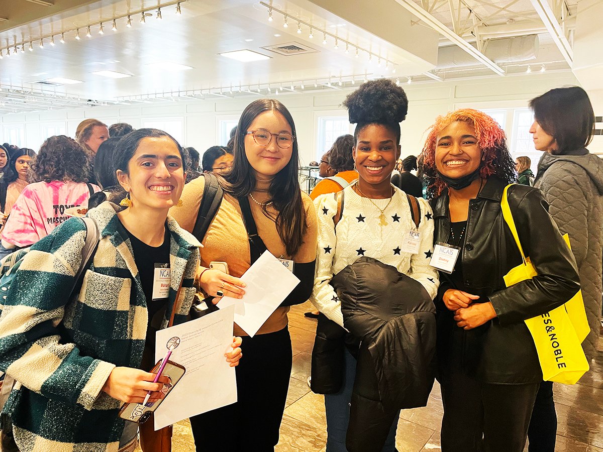 * <a href="/SaintMarysNC/">Saint Mary's School</a> students traveled to Greensboro with Dr. Tai Hinkins Fri. 2/3/23 to present and participate in the North Carolina Association of Independent Schools <a href="/NCAIS/">NCAIS</a> 2023 Diversity &amp; Inclusion Conference at Guilford College. Great job, Mahari, Frances, Nissa, Destiny! #DEIB