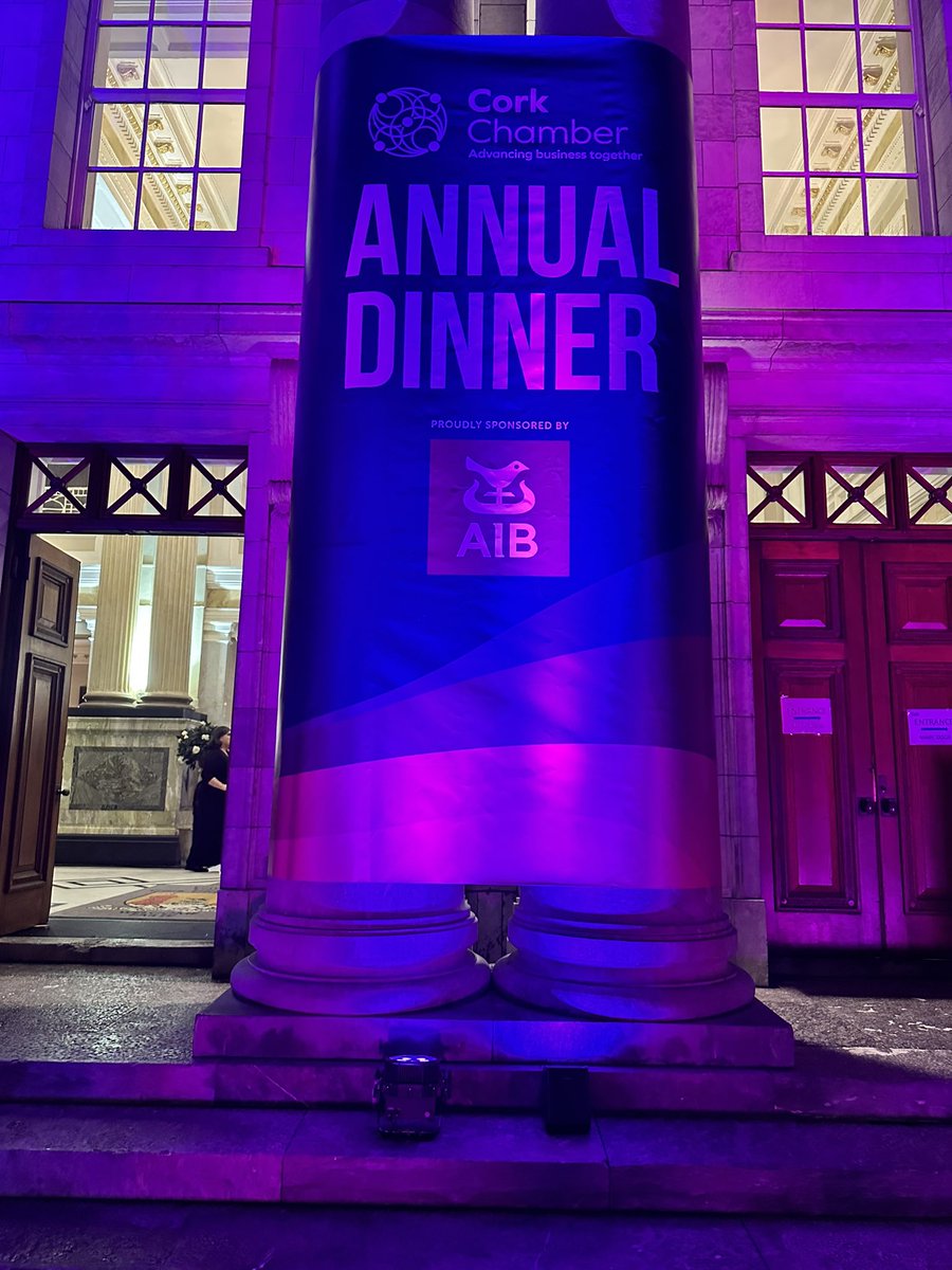 Delighted to be attending @CorkChamber Annual Dinner this evening representing @TrigonHotels alongside @PLoughnane, @kyliebasnett & @clonergancork, hosted at Cork City Hall. Looking forward to an evening of celebrations, connections & insights #CCAD23’