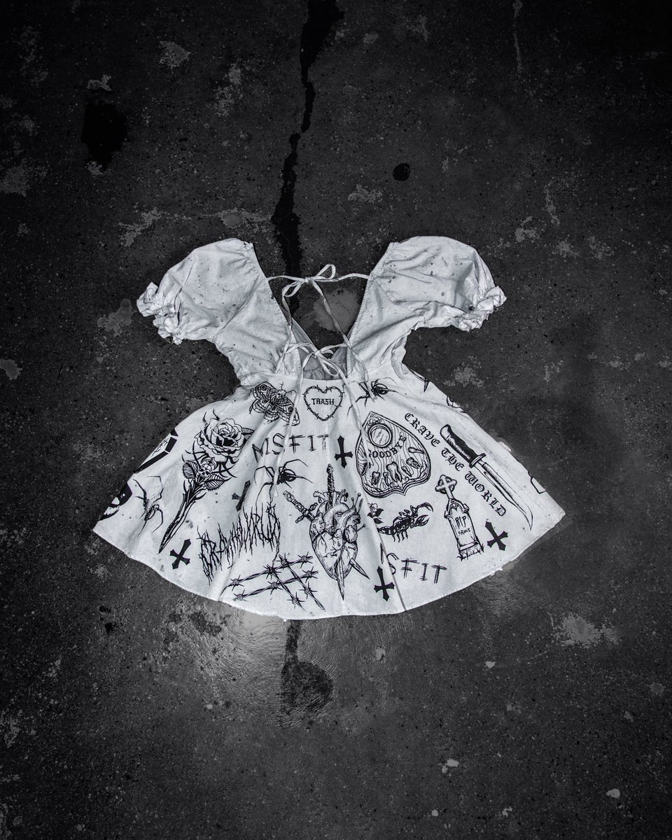 cravestvdios's tweet photo. we’re all mad 1/1 babydoll dress https://t.co/McnQpUsT92