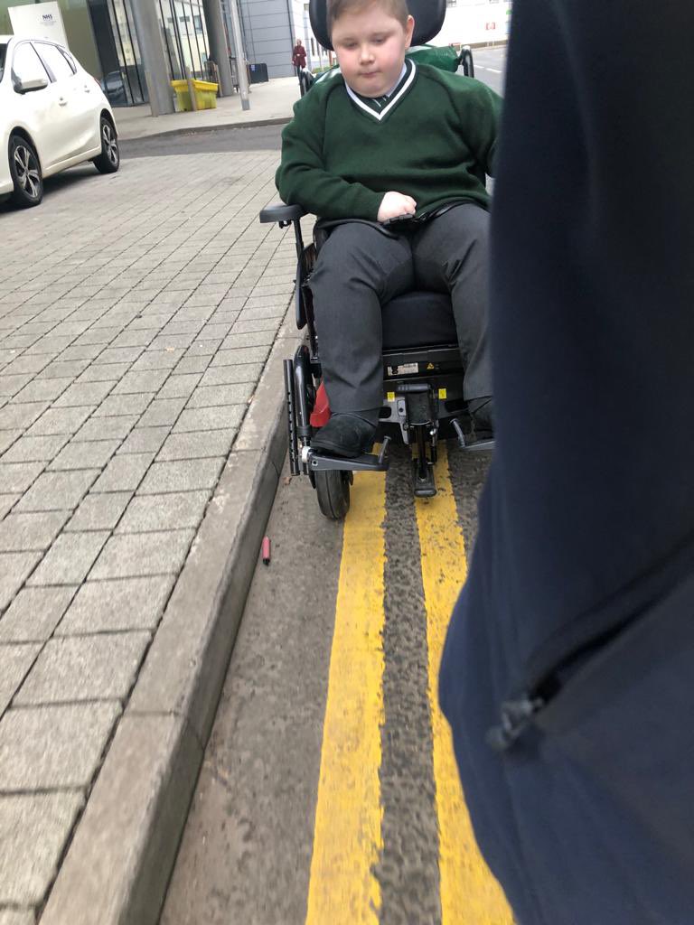 david_mccallum's tweet photo. @ScotGovFM  could you pass some meaningful legislation to protect disabled access rights, disabled bay parking in all places (public and private). My son trying to reach a clinical trial at the QEUH every month! No one deals with complaints and tickets are not enforceable. https://t.co/tc66fwf7n3