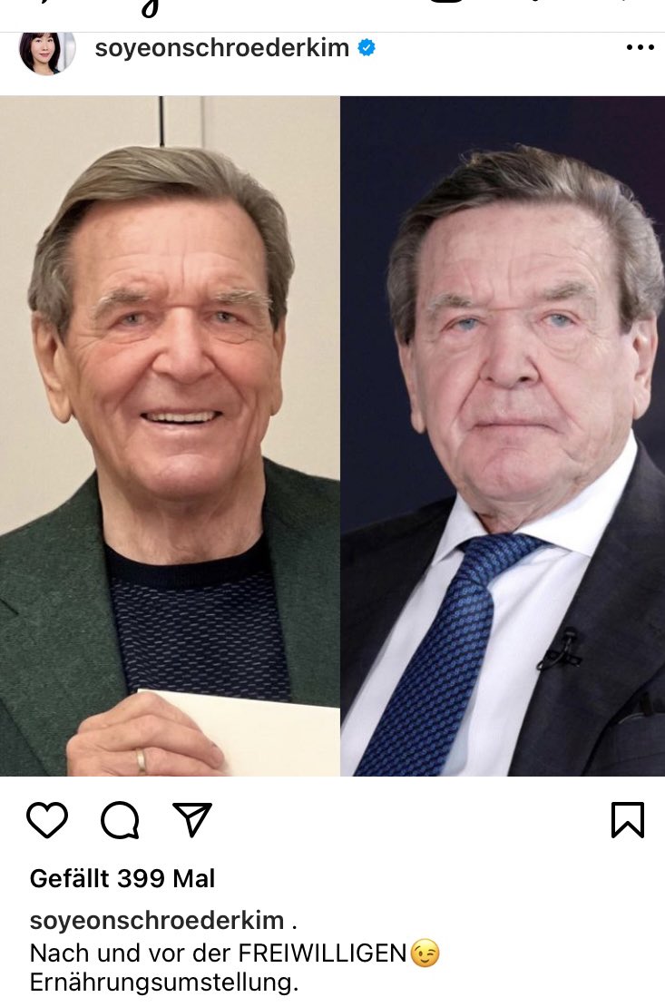 Was hat Gerd Schröder machen lassen?