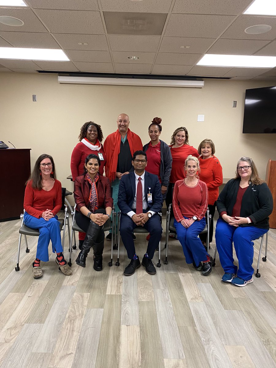 KKrishnaraoDO's tweet photo. HTS Krewe going RED! @GoRedForWomen @OchsnerHealth @OchsnerCardio @OchsnerCVFellow @SapnaDesaiMD @drsenthilanand @Skhatib55 @Brittany27426 @Sam_Edwards421 #HTSRocks #VADStrong #NationalWomenPhysiciansDay #NationalWearRedDay #HeartMonth https://t.co/fmQhcuP3rj