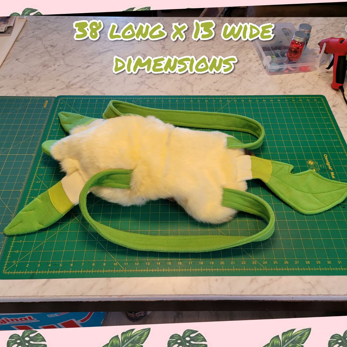 cult_makers's tweet photo. I'm making Eeveelution backpacks based on penny's! 
This leafeon is available for $550, and I've got an Eevee available for $450! 
Features a functional 10x10 storage pocket hidden on the backside~ 
#furryfandom #monstercultmakers #fursuitmaker #pokemon https://t.co/etv3gxOyHl