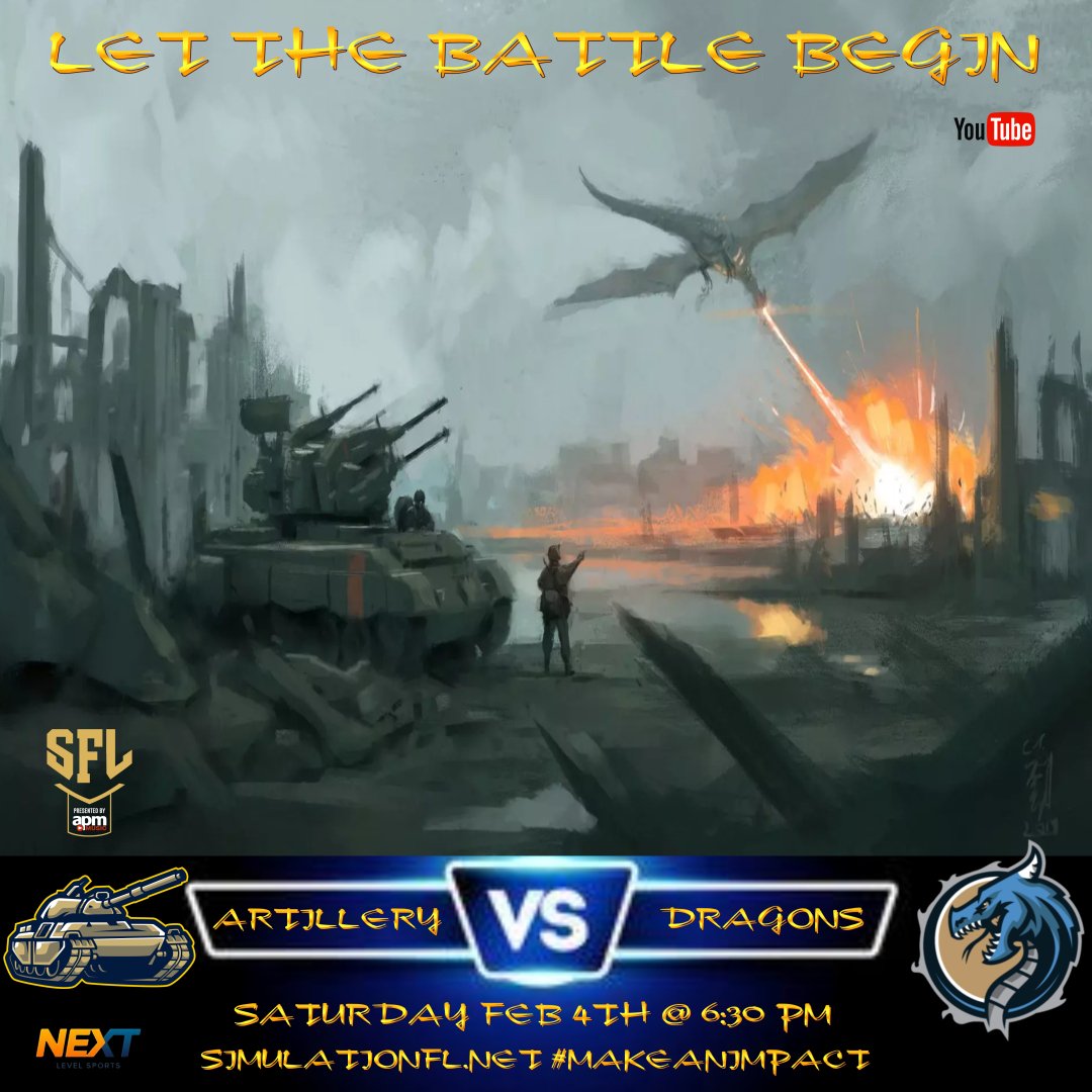 Alamo City is looking to keep their winning streak alive, but a very tough D.C. Dragons team stands in their way. A battle for the ages.  simulationfl.net