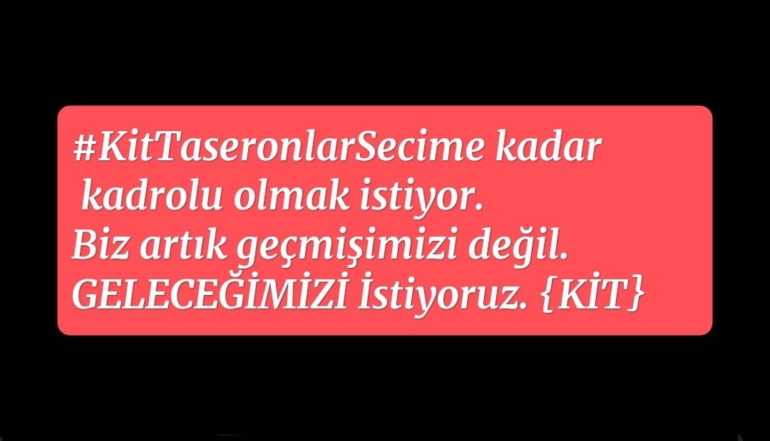 #SeçimdenÖnceKiteKadro 2023 Uğur'umuz olsun..