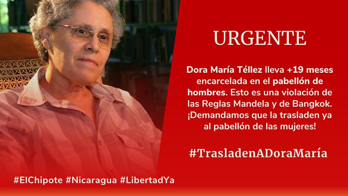montsebenitobcn's tweet photo. #TrasladaADoraMaria
#ElChipote #Nicaragua #Libertadya https://t.co/PczFT7dMIg